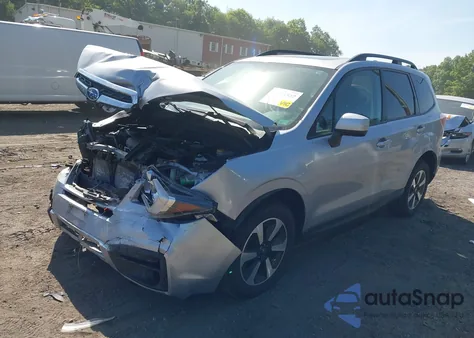 2017 Subaru Forester 2.5I Premium из США, поврежденный, VIN JF2SJAEC1HH507602